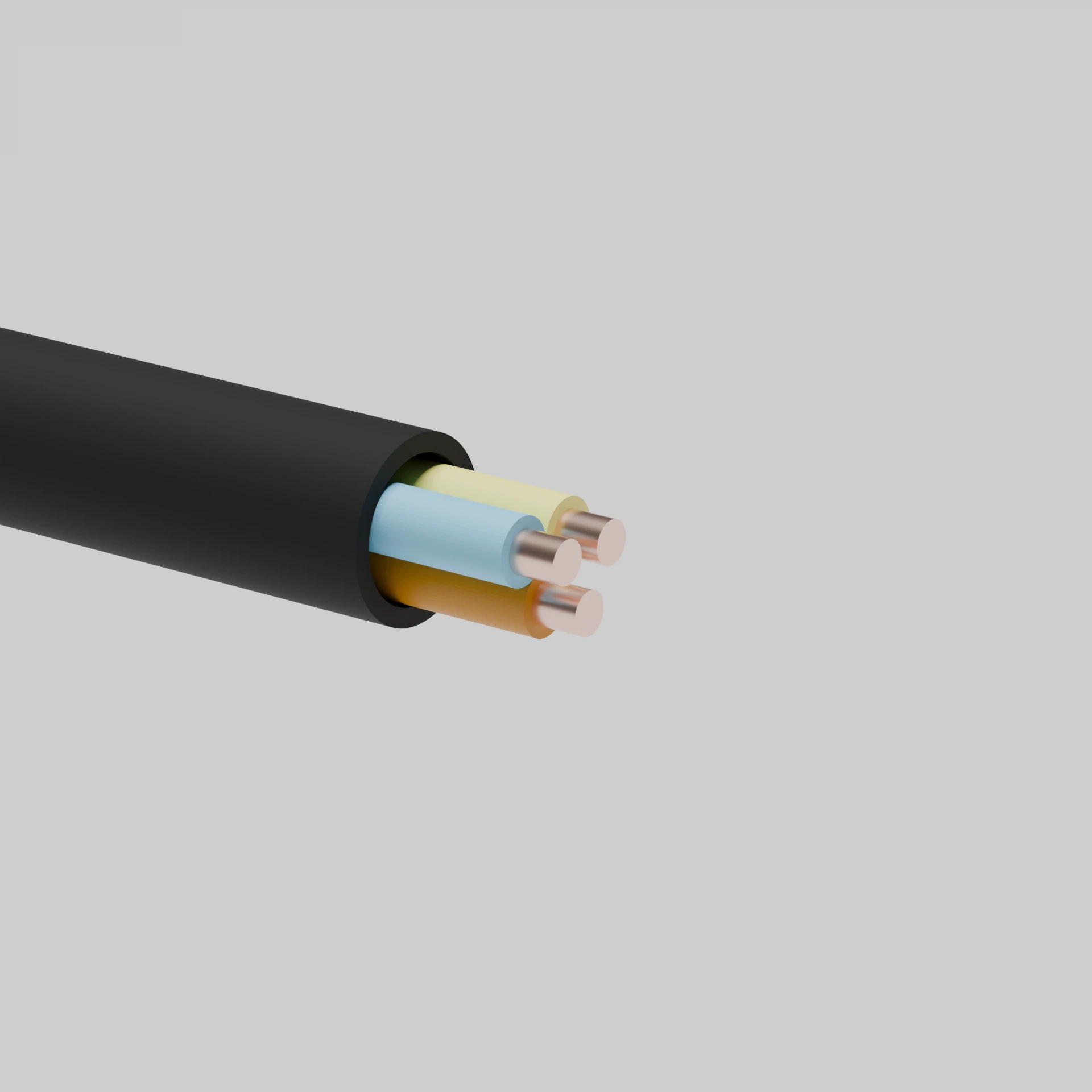 Кабель ВВГнг-LS 3х16 мм2, чорний GAL-KAT